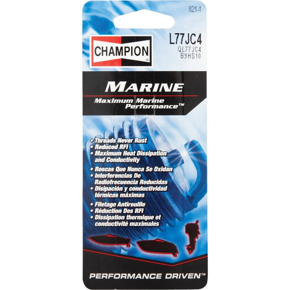 Champion L77JC4 Copper Plus Marine Spark Plug 821-1 577464