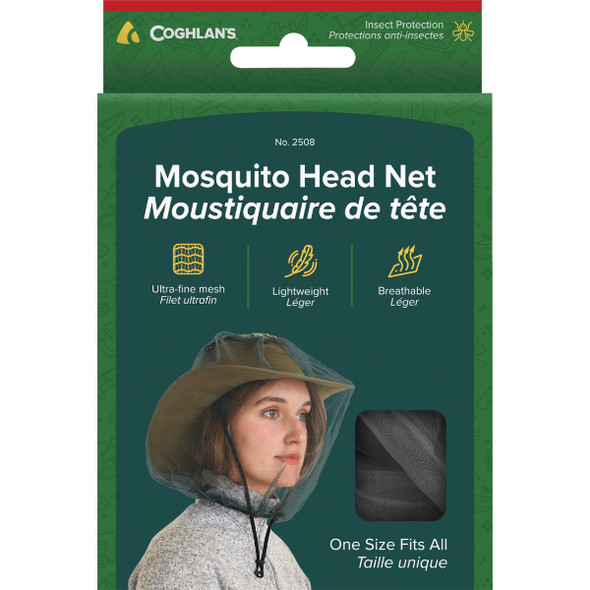 Coghlans Fine Polyester Mest Mosquito Head Net 2508