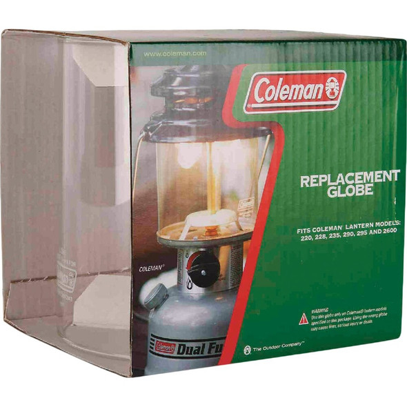 Coleman Leisure Line 3-1-8 In. H. x 3 In. Dia. Tapered Lantern Globe 5010000290 832529
