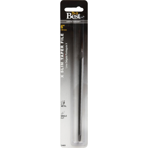 Do it Best 6 In. X-Slim Taper File Do it Best 6 In. X-Slim Taper File