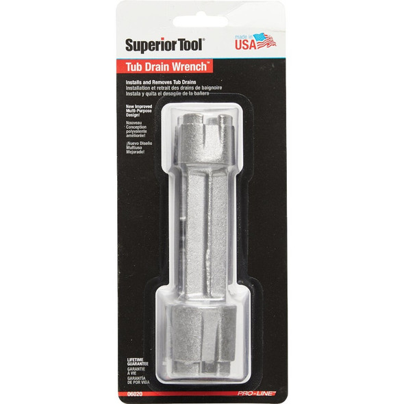 Superior Tool Tub Drain Wrench-Dumbell Wrench 6020 486345