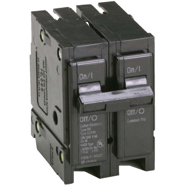 Eaton BR 60A Double-Pole Standard Trip Circuit Breaker BR260