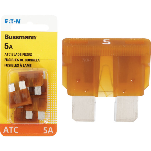 Bussmann 5A 32V ATC Blade Automotive Fuse (5-Pack) BP/ATC-5-RP