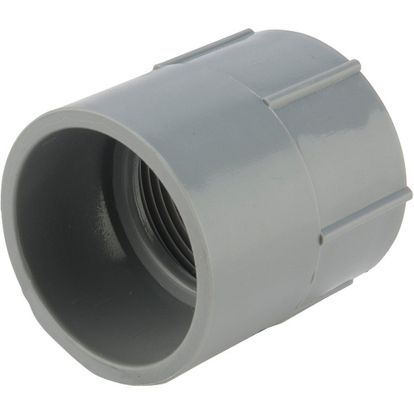 Carlon 1-1/4 In. Female Threaded & Socket PVC Conduit Female Adapter Carlon 1-1/4 In. Female Threaded & Socket PVC Conduit Female Adapter