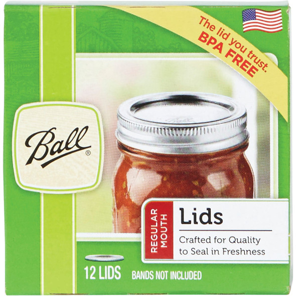 Ball Regular Mouth SureTight Lids (12-Count) Ball Regular Mouth SureTight Lids (12-Count)