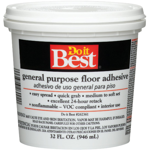 Do it Best General-Purpose Floor Adhesive, 1 Qt. 7079826002