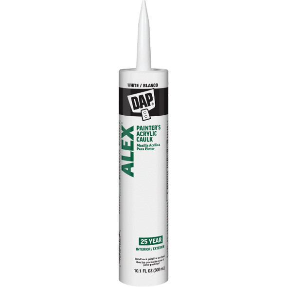 Dap Alex 10.1 Oz. White Painter's Acrylic Latex Caulk 7079818670