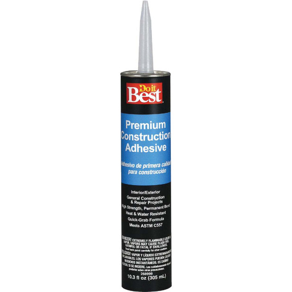 Do it Best 10.3 Oz. Premium Construction Adhesive 26016 Pack of 12