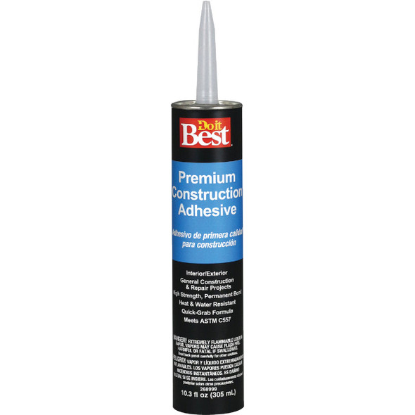 Do it Best 10.3 Oz. Premium Construction Adhesive 26016 Pack of 12