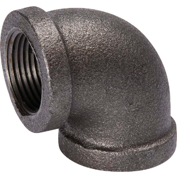 Southland 1/4 In. 90 Deg. Malleable Black Iron Elbow (1/4 Bend) 520-001HN