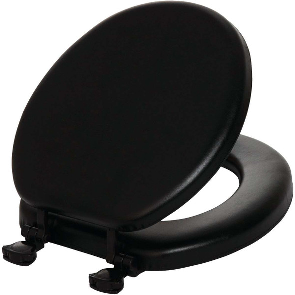 Bemis Mayfair Round Closed Front Premium Soft Black Toilet Seat 15EC_047