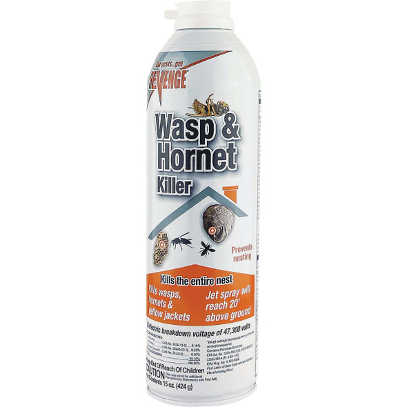 REVENGE 15 Oz. Ready To Use Aerosol Spray Wasp & Hornet Killer 4653