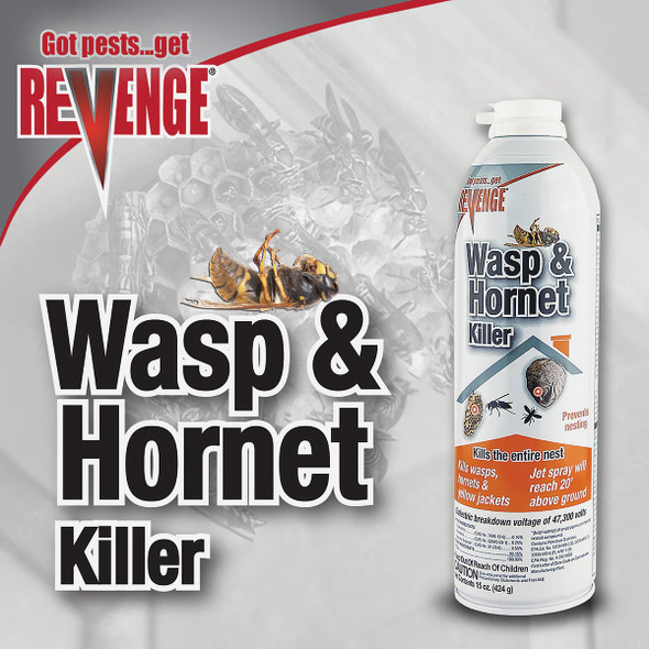 REVENGE 15 Oz. Ready To Use Aerosol Spray Wasp & Hornet Killer