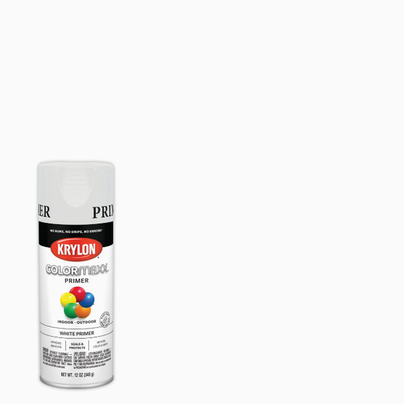 Krylon ColorMaxx White 12 Oz. All-Purpose Spray Paint Primer K05584007