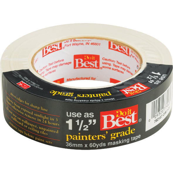Do it Best 1.41 In. x 60 Yd. Painters Grade Masking Tape 81460