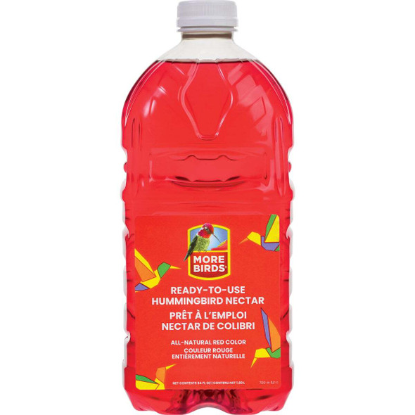More Birds 64 Oz. Red Ready To Use Liquid Hummingbird Nectar MB700