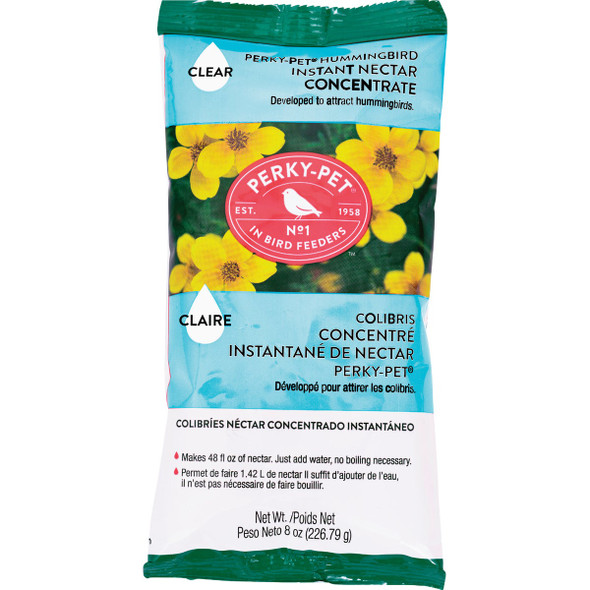 Perky-Pet 8 Oz. Clear Powder Concentrate Hummingbird Nectar 243SF