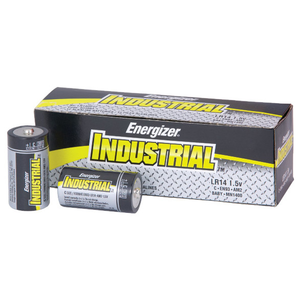 Energizer Industrial C Alkaline Battery (12-Pack) EN93