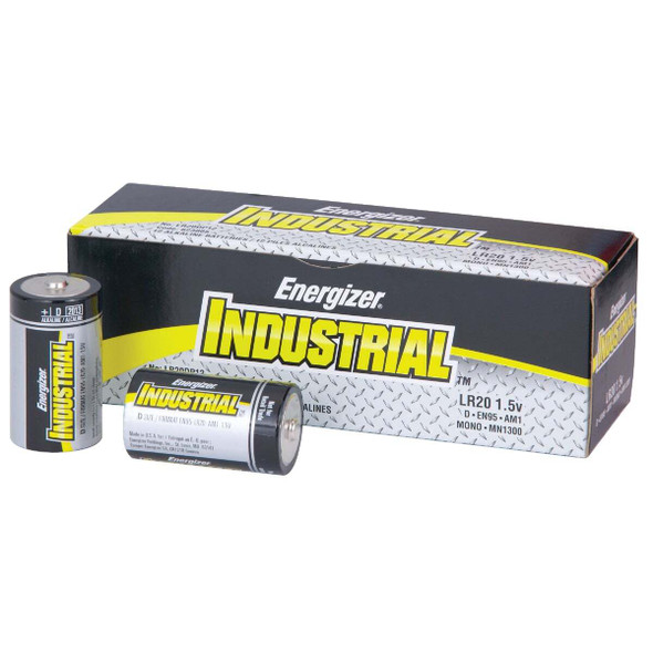 Energizer Industrial D Alkaline Battery (12-Pack) EN95