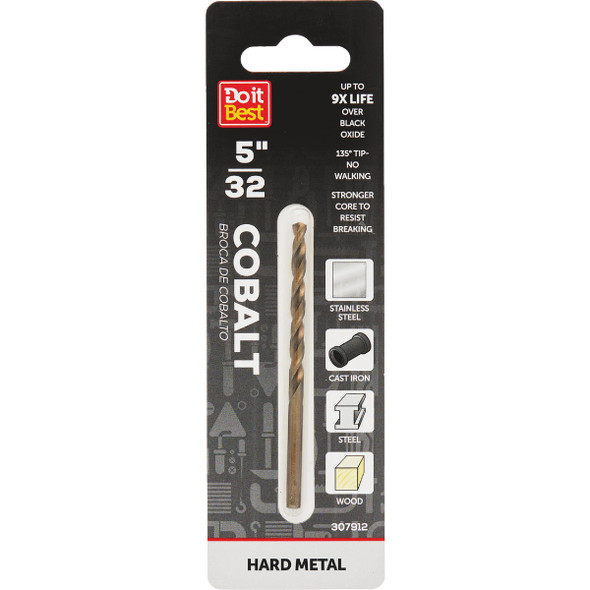 Do it Best 5/32 In. Cobalt Drill Bit QJDIB-DB-036