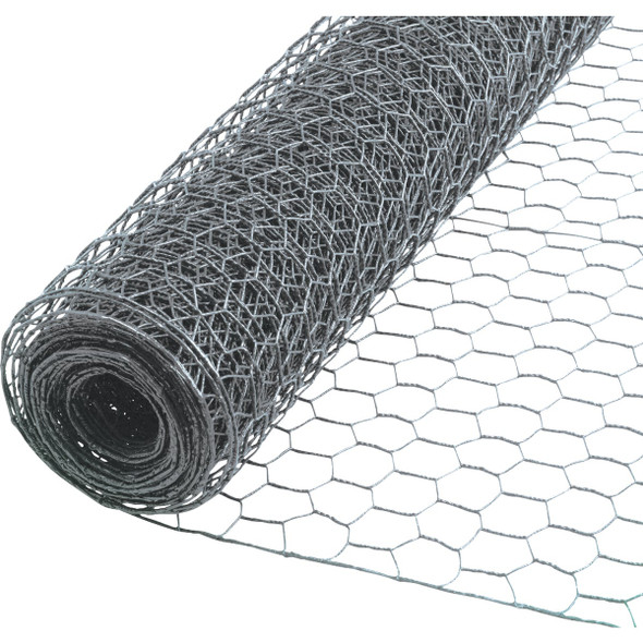 Agway 1 In. x 48 In. H. x 25 Ft. L. Hexagonal Wire Poultry Netting 308406AG