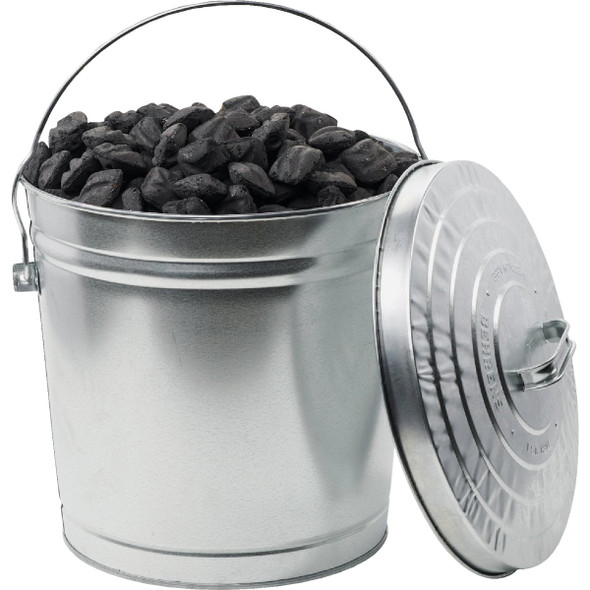 Behrens 10 Gal.  Galvanized Locking Lid Trash Can with Lid 6110 624701