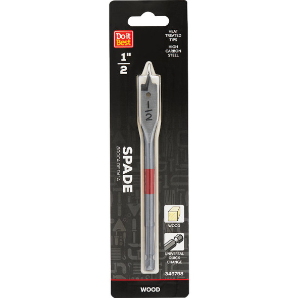 Do it Best 1/2 In. x 6-1/4 In. Spade Bit QJDIB-SB-005