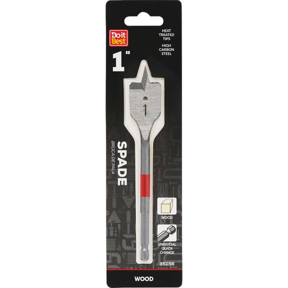 Do it Best 1 In. x 6-1/4 In. Spade Bit QJDIB-SB-011
