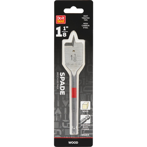 Do it Best 1-1/8 In. x 6-1/4 In. Spade Bit QJDIB-SB-012