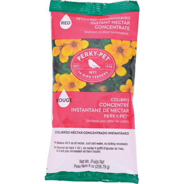 Perky-Pet 8 Oz. Red Powder Concentrate Hummingbird Nectar 240SF