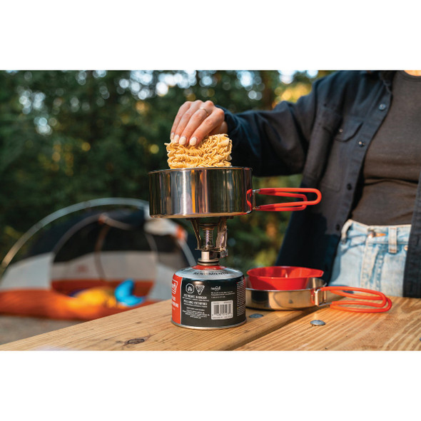 Coghlans 5-Piece Stainless Steel Mess Kit with Cover 1930 800813