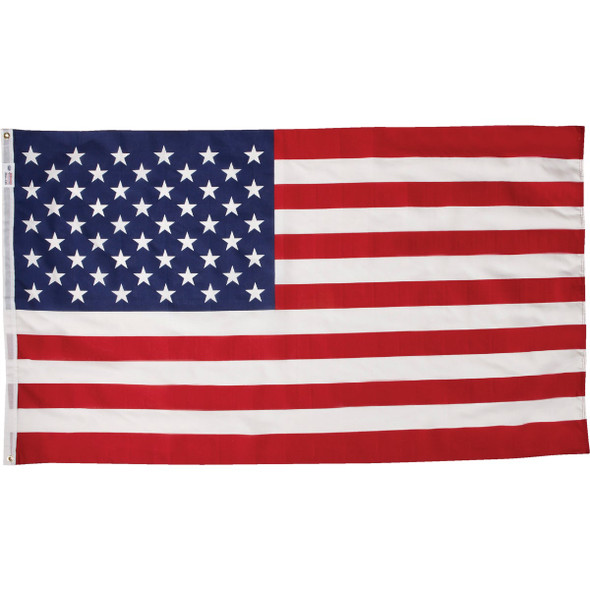 Valley Forge 3 Ft. x 5 Ft. Polycotton American Flag USS-1