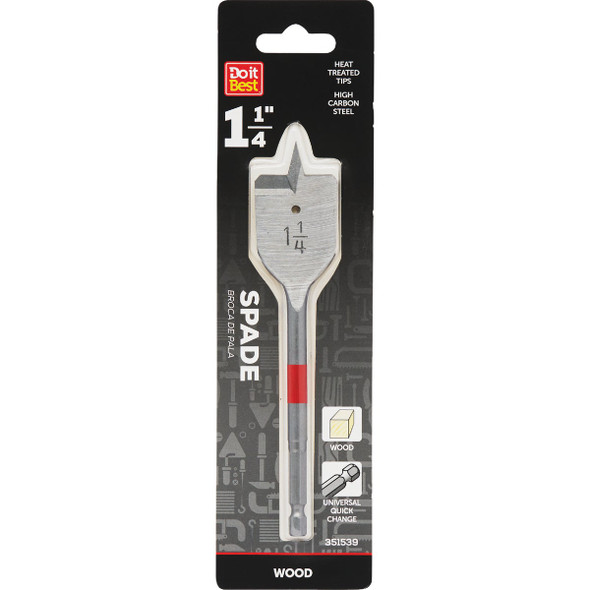 Do it Best 1-1/4 In. x 6-1/4 In. Spade Bit QJDIB-SB-013