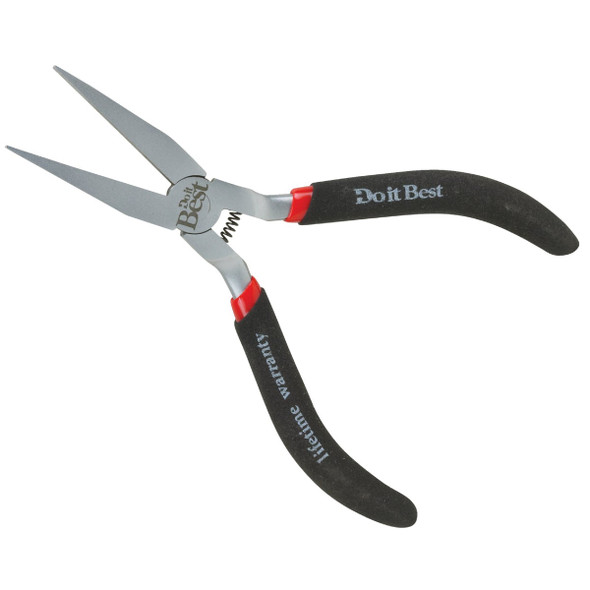 Do it Best 4 In. Flat Long Nose Pliers 306363