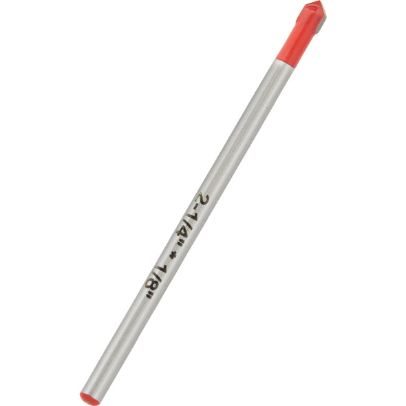 Do it Best 1/8 In. x 2-1/4 In. Carbide Glass & Tile Drill Bit