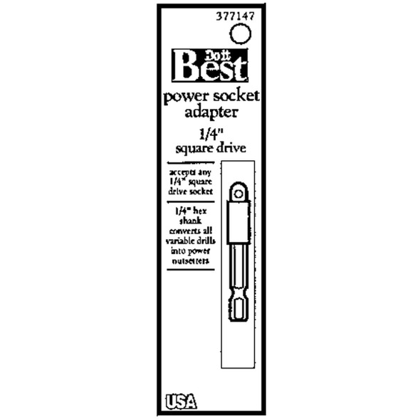 Do it 1/4 In. Square Socket Adapter 304491DB