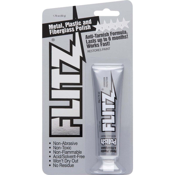 Flitz 1.76 Oz. Metal, Plastic & Fiberglass Paste Polish BP 03511