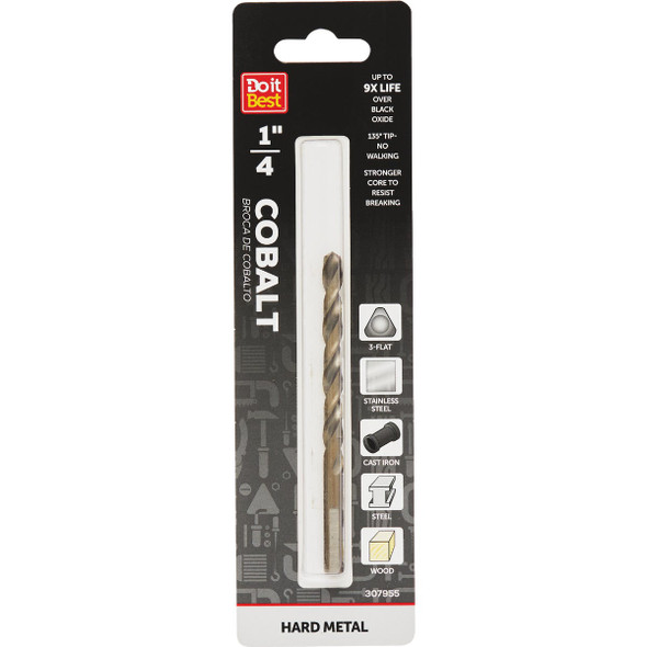 Do it Best 1/4 In. Cobalt Drill Bit QJDIB-DB-039