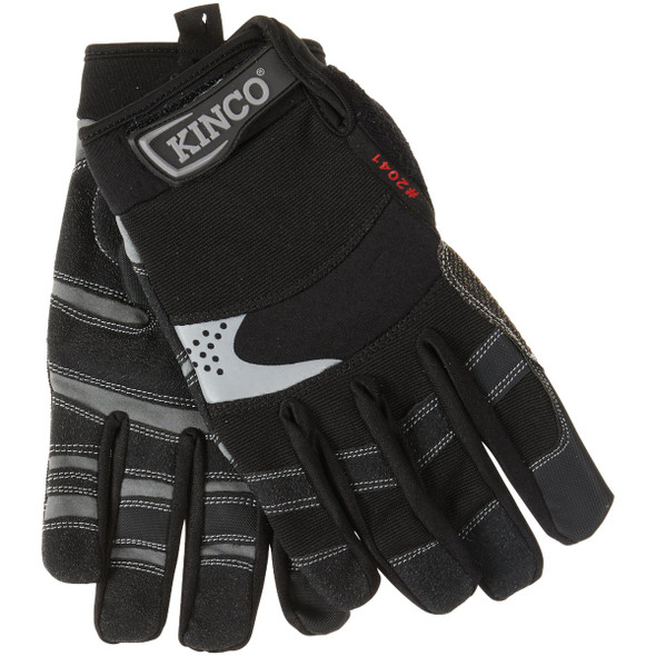 KincoPro General Men's XL Black Synthetic Leather Work Glove 2041-XL