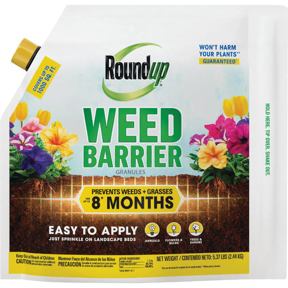 Roundup 5.4 Lb. Built-In Applicator Landscape Weed Preventer 5020525