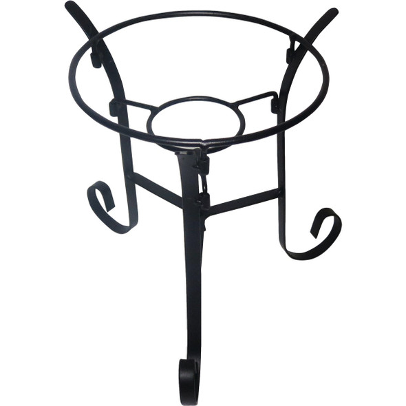 Alpine 9 In. W. x 10 In. H. x 9 In. L. Black Iron Gazing Globe Stand Alpine 9 In. W. x 10 In. H. x 9 In. L. Black Iron Gazing Globe Stand