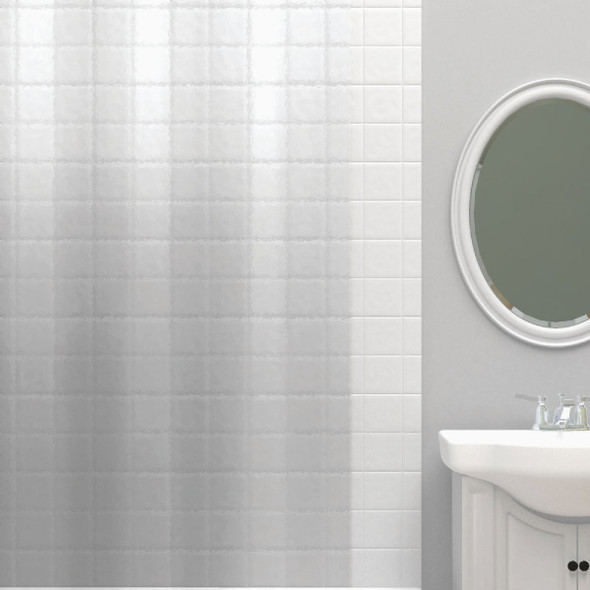 Zenith Zenna Home 70 In. x 72 In. Clear Lightweight PEVA Shower Curtain Liner LPRLKKL 618969