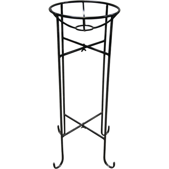 Alpine 13 In. W. x 24 In. H. x 13 In. L. Black Metal Gazing Globe Stand SLL836