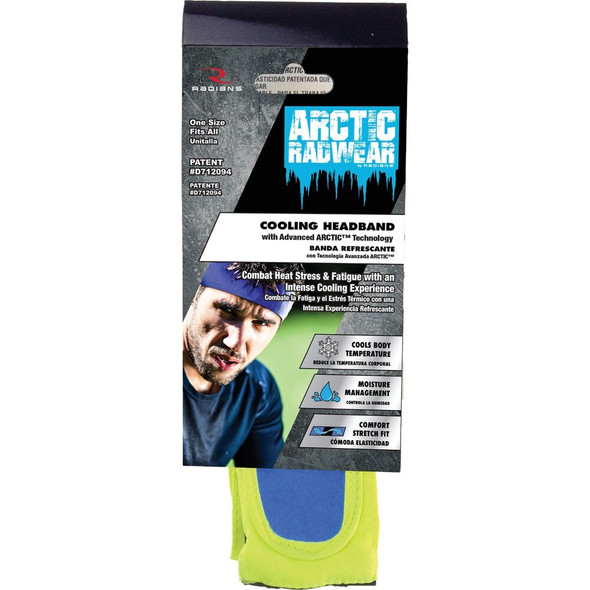 Radians Arctic Radwear Hi-Vis Green Cooling Headband RCS110 800598
