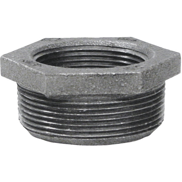 Anvil 2 In. x 1 In. Hexagon Black Iron Bushing 8700129854 Anvil 2 In. x 1 In. Hexagon Black Iron Bushing 8700129854