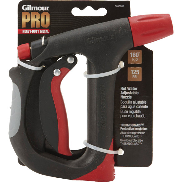 Best Garden Zinc Industrial Front Trigger Pistol Nozzle, Red & Black