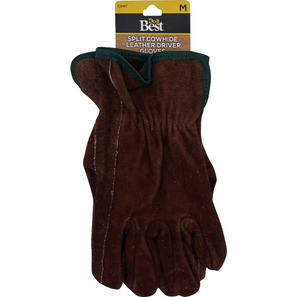 Do it Best Men's Medium Suede Leather Work Glove DB71091-M