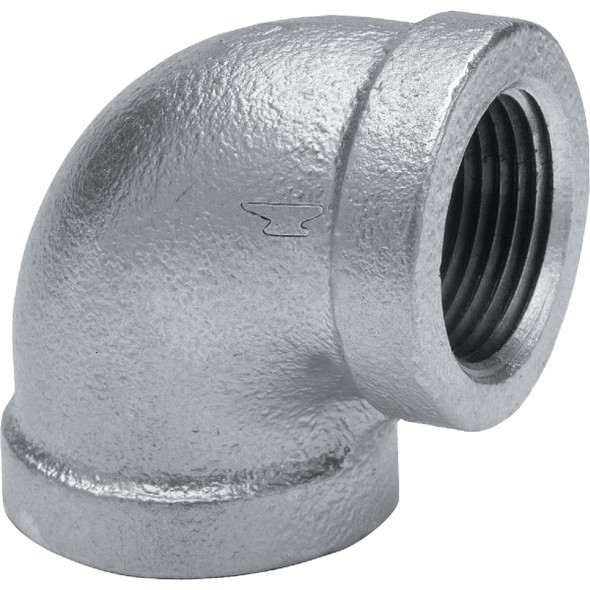 Anvil 1/2 In. x 3/8 In. 90 Deg. Reducing Galvanized Elbow (1/4 Bend) 8700125308