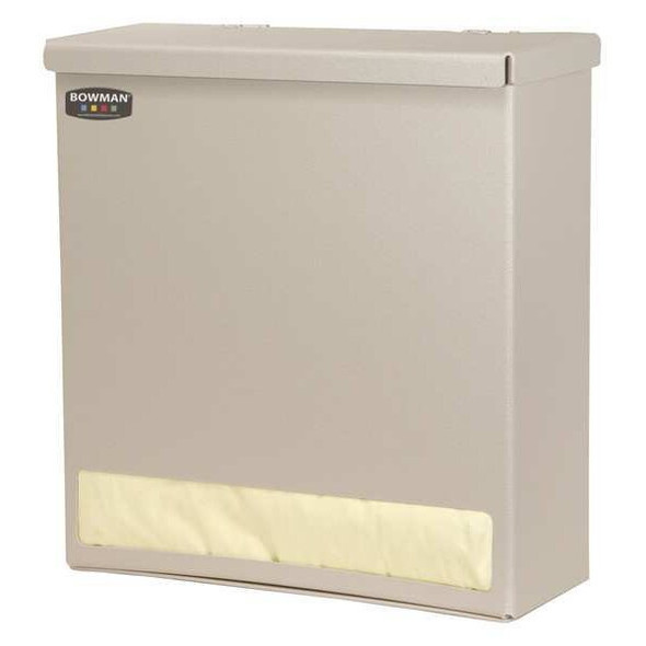 Bowman Dispensers Gown Dispenser,Brown,14 11/16" W GN001-0212 Bowman Dispensers Gown Dispenser,Brown,14 11/16" W GN001-0212