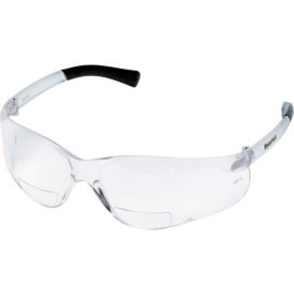 MCR Safety BearKat BKH20 Safety Glasses BK1 Magnifiers 2.0 Strength Clear Lens